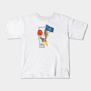 Vermont Mermaid Kids T-Shirt